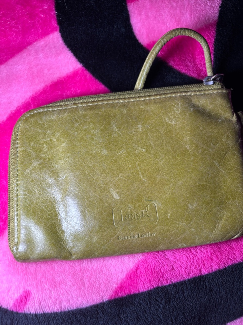 Vintage Fossil Genuine Leather Wristlet - Picture 4 of 9